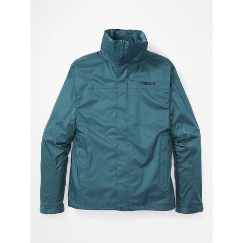 Marmot Rain Jacket Blue Grey NZ - PreCip Eco Jackets Mens NZ7084369